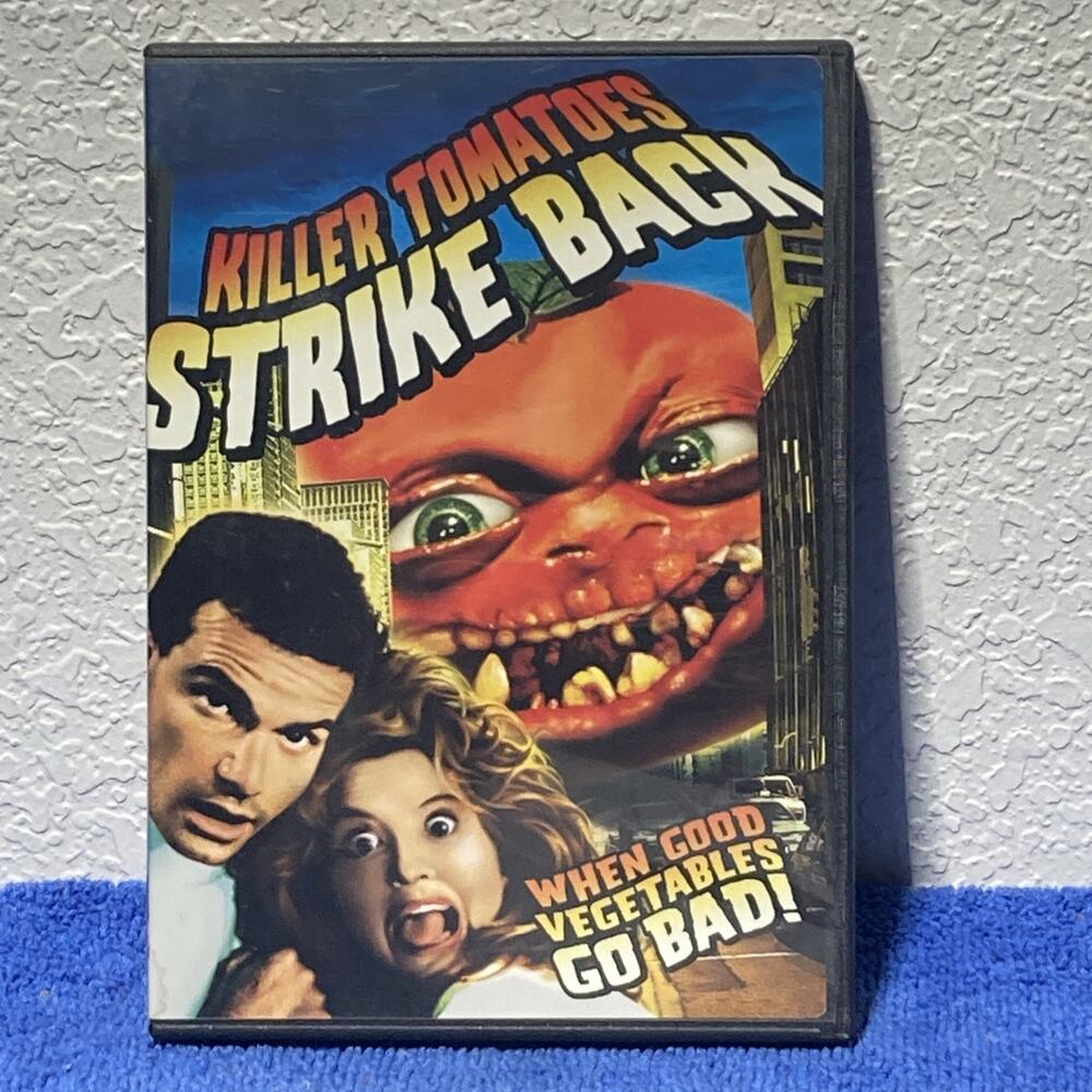 Killer Tomatoes Strike Back (DVD, 2005, 1-Disc) 1991 Horror Comedy John De Bello